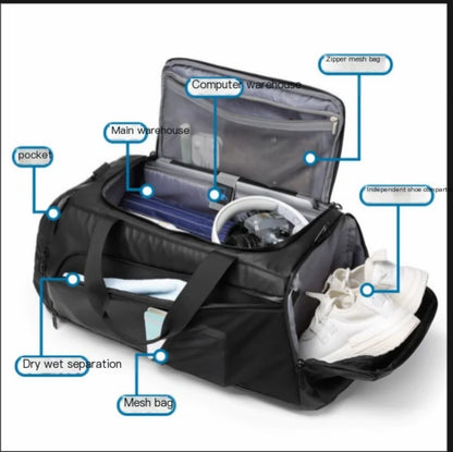 Travel & Gym Bag Water Proof |Kasmora